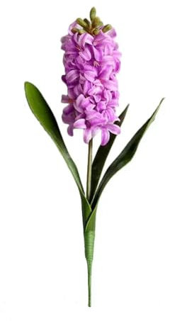 GeRRiT Artificiell hyacint PE Hyacinthus Orientalis simulering blommor plast äkta touch - lila