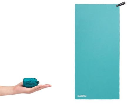 windhike Naturehike leichte Badetücher, schnell trocknend, sehr saugfähig, weiche Waschlappen, Duschtücher für den täglichen Gebrauch, Outdoor, Strand, Reisen (Seegrün)