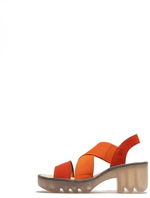 Fly London TAJI502FLY, Sandalias Mujer, Poppy Orange, 42 EU