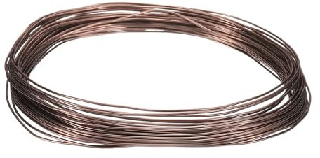 QUARKZMAN Alambre de Entrenamiento de Bonsái de Aluminio Anodizado de 0.8Mm de Calibre y 10M de Longitud Alambre Bonsái Flexible para Jardín, Horticultura, Paisajismo, Plantación, Marrón