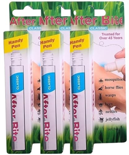 After Bite Classic Handy Pen 14ml x 3, Insect Bite Relief, Fast-Acting Itch & Sting Treatment, Easy to Apply with Welari Thank You Card | (1 Pack)