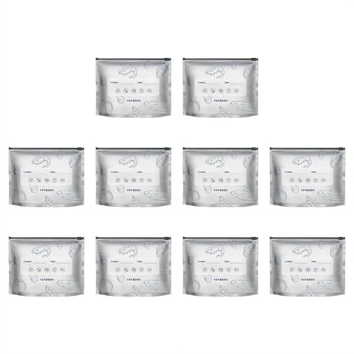 Aluminum Foil Antibacterial Fresh-keeping Bag Frozen Refrigerated Food Grade Sealed Bag for Household Refrigerator Food Special Ziplock Bag