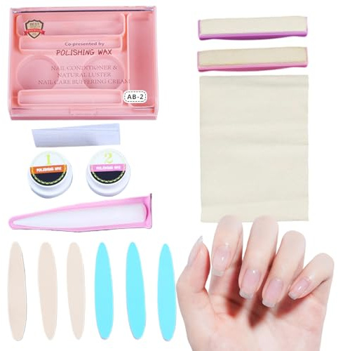 Set per manicure giapponese, kit per unghie in polvere, manicure, set rinforzato, N-ail art, strumenti professionali versatili, per trattamenti di riparazione della crescita, viaggi, casa, bellezza