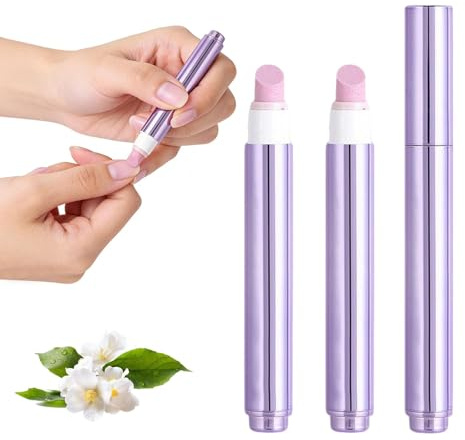 3 Piezas Nail Care Pen, Aceite Cuticulas Uñas 3 en 1 Bolígrafo Cuidado