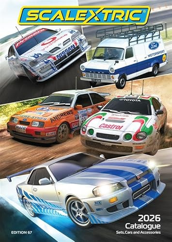 Scalextric Catalogo 2026, Edizione 66, Guida da collezione a colori per set, auto e accessori