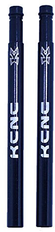 Kit de 2 Prolongateurs de valve KCNC 85mm Noir