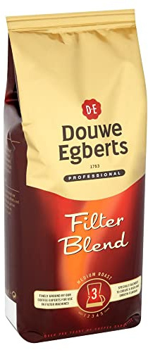Douwe Egberts Professional Filter Blend Coffee 1KG 1000g French Press Cafetiere Ground Bag (1 x 1kg Bags)
