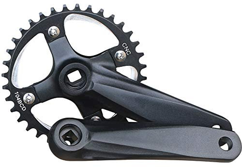 GANOPPER BMX Crankset Bicycle Crank Arm Set 152mm MTB Cranks 32T Mountain Bike Crankset