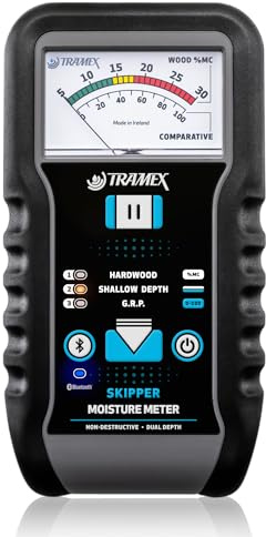 Tramex Skipper 5 Boat Moisture Meter SMM5 | Marine Instrument for Measuring Moisture Content in Wood & Glass-Reinforced Plastic (GRP)