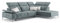VitaliSpa Sofa L Form James, Couch, Grau, 301 x 218 cm Rechte Ecke