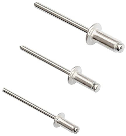 100 Piezas Remaches de Aluminio para Tirar, Remaches Ciegos