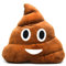 RIHUD Poop Plush Pillow Round Triangle Emotion Cushion Cute Decorative Stuffed Toy Brown Birthday for Kids and Friends