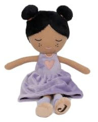 Jollein Tygdocka, gosig docka – Doll Daisy – 100% polyester, 32 x 10 x 6 cm – gosedjursdocka