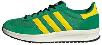 adidas Hombre Run 70S 2.0 Shoes, Green/Yellow/Off White, 42 EU