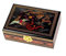 lachineuse - Schmuckschatulle mit kaiserlichem Motiv - Aufbewahrungsbox aus lackiertem Holz mit Phönix und Drache - Traditionelles asiatisches Dekor - Geschenkbox für Damen - 21 x 14 x 7 cm