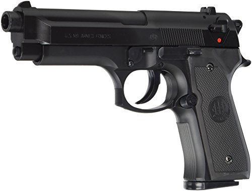 Beretta Airsoft Pistole M9 World Defender, Federdruck Waffe mit 0,5 Joule, inkl. 100 x 6 mm BB Soft-Air Kugeln