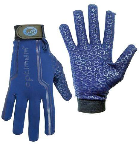 Optimum Thermal Velocity Sports Gloves, All-Weather Elite Performance Grip, Unrestricted Hand Movement, Easy Fasten Strap & Insulated Warmth for Cold Weather Confidence - L, Navy Blue