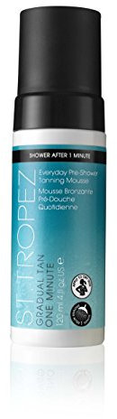 St.Tropez Gradual Tan, 1 Minute Everyday Pre-Shower Tanning Mousse, Everyday Fake Tan, 100 Percent Natural Tanning Active, PETA Certified, 120 ml