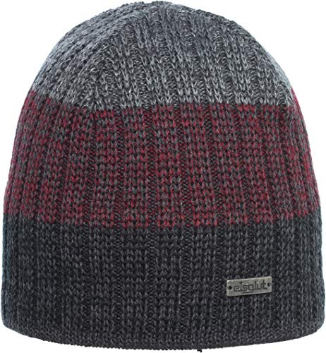 Eisglut Unisex Torsten Merino Strickmütze, BORDEAUX, Einheitsgröße EU