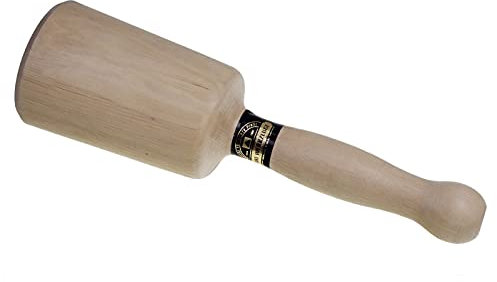 DAKL Bildhauerklüpfel aus einem Stück gedrechselt, Weißbuche Größe 80 mm