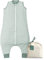 molis&co - Baby Schlafsack mit Füßen - Ideal für Frühling und Herbst - Babyschlafsack mit Füßen 1 tog - Leicht gepolstert - 100% Baumwolle (Oeko-TEX 100), Premium Qualität - Vichy Green (90 cm)