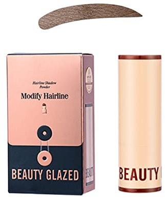 Kit per modellare i timbri per sopracciglia, Timbri in polvere per sopracciglia perfetti Timbri in polvere per sopracciglia Stick in polvere per l'attaccatura dei capelli con trucco per gli occhi # 01