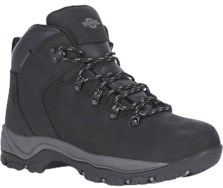Northwest Territory Ladies Emerald Leather Waterproof Walking Boots | Premium Leather, Breathable, Lace Up, Hiking Outdoor Trekking