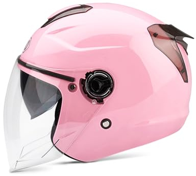 Galatée Casque Adulte à Double Visière. Coque Rigide en Abs, Couche De Protection Eps Renforcée, Boucle à Dégagement Rapide en 7 Points, Aérations Avant Et Arrière