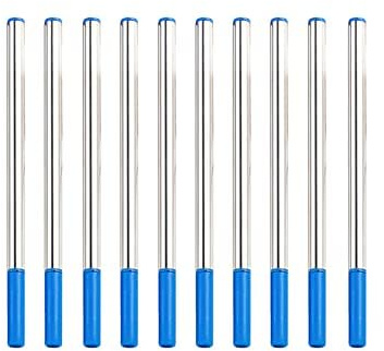 Kugelschreibermine, 11 cm, Kugelschreibermine, Büro, Schreibwaren, Geschenk, Stiftauswahl, blau, schwarz, Nachfüllstift (Nr. 3, 10 Stück, 11 cm, blau), 20 Stück