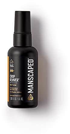 MANSCAPED® The Crop Reviver®, Spray Corporel Hydratant et Rafraîchissant pour Homme, Spray anti-odeurs des Parties Intimes avec Aloe Vera Apaisant, Soin Apaisant pour Zone Intime, 56ml (Pack de 1)