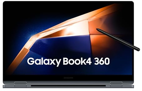 Samsung Galaxy Book4 360, Ordenador Portátil Convertible 15.6 Full HD, Táctil y S Pen, Intel Core 5-120U, 8GB RAM, 512GB SSD, Intel Graphics, Windows 11 Home, Gris, Teclado QWERTY Español