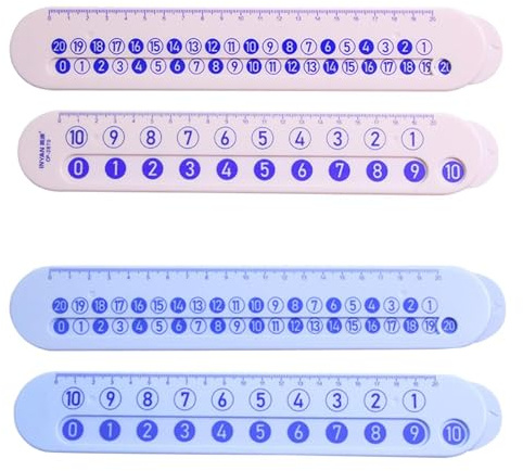 Règle de calcul pour mathématiques enfants Règle de démontage numérique Jouet Règle de décomposition double face Entraînement mathématique