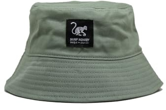 Surf Monkey Bucket Hat Cappello da pescatore uomo/donna senza corda - 100% cotone