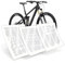 OAKENCREST 3 Stück Fahrrad Schutzfolie, Fahrrad Rahmenschutzfolie, Verschiedene Formen, Fahrrad Lackschutzfolie Rahmen Schutz Carbon Aufkleber, für Trekkingrad, MTB, Rennrad oder E-Bike, Transparent