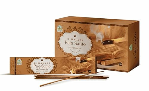 Himalaya Bastoncini Incenso Premium Palo Santo – Legno Santo Naturale per Elevazione Spirituale, Meditazione e Purificazione Energetica