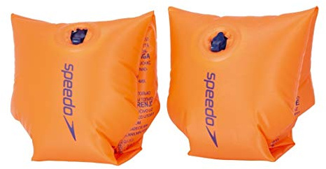Speedo Unisex Inflatable Swiming Armbands | Learn to Swim| Float | Kids Swiming, Orange, 6-126-12