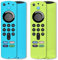 2pcs Pinowu Firestick Fernbedienungs Schutzhülle, kompatibel mit Fire TV Stick 4K Alexa Sprach-Fernbedienung (3. Gen) mit Handgelenkschlaufe (Grün,Türkis) (NOT for 4K 2nd 2024)