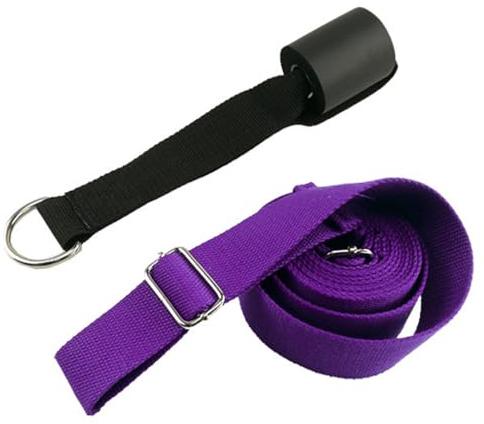 Ieron Leg Stretcher Band on Door,Ballet Yoga Pilates Flexibility Trainer To Improve Leg Stretching,Portable Equipment For Dance Gymnastic Exercise Taekwondo,Deep Purple