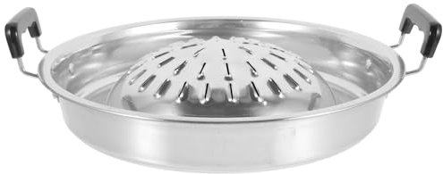 Mikinona Multifunktions-grilltablett Mit Thai-grillpfanne – Tragbare Aluminium-grillpfanne Für Camping Fleischgrillen Und Grillzubehör