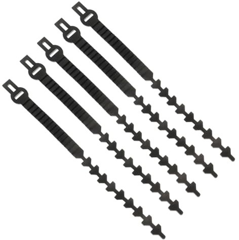 Homoyoyo Liens Arbre Réglables en Caoutchouc Heavy Duty - 5 Pièces De Support pour Plantes Et Arbustes - Fixations Pratiques pour Jardinage à Domicile Outils De Maintien pour Vignes Et