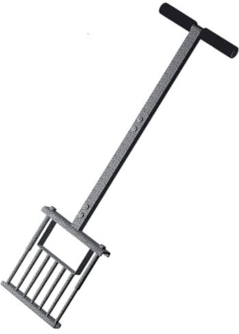 Lawn Aerator, Garden Plugger, Manual Coring Spike Plugger Tool for Lawn Aeration and Grass Seeding, Heavy-Duty Soil Loosening Landscaping Helper for Backyard, Yard Maintenance and Turf