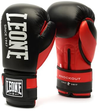 LEONE 1947 GUANTI BOXE KNOCKOUT rosso/16OZ - GN371