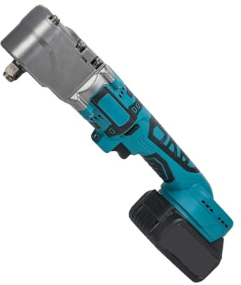 POAHNCU Llave eléctrica, Llave De Ángulo Recto, Llave De Impacto Eléctrica Inalámbrica, Llave De Trinquete De 90 Grados,para coche y hogar
