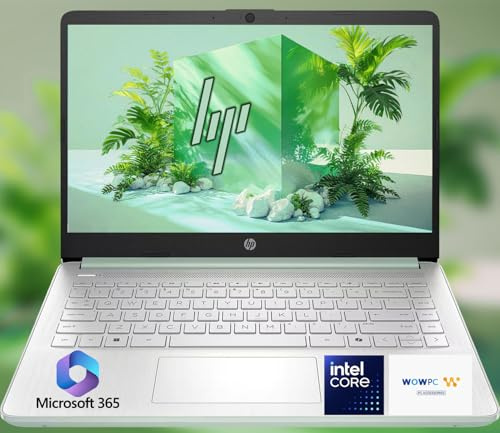 HP 14 Ultrabook Laptop • Intel CPU • 8GB RAM • 1.1TB Storage (128GB SSD w/External+ 1TB OneDrive) • Up to 12 Hours Battery Life • Windows 11 Pro • w/WOWPC Recovery USB