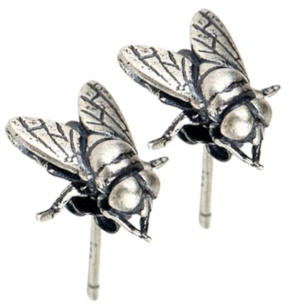 WATIIFUFU Boucles Oreilles Punks Forme de Mouche Légères pour Femmes Clous Oreilles Esthétiques Durables Bijoux pour Soirées et Occasions Spéciales