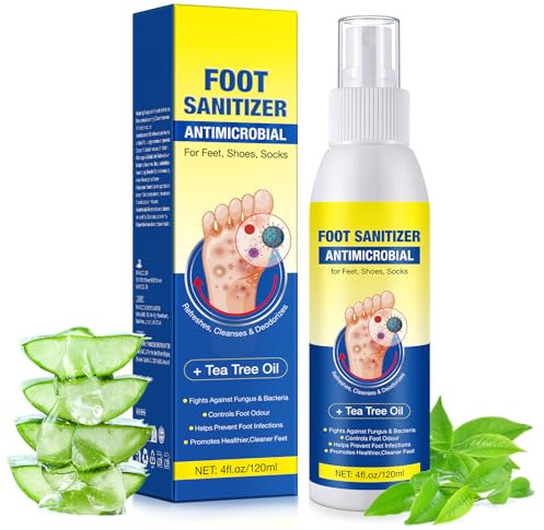 Tea Tree Oil Foot Spray, Odor Control & Itch Relief, 4 fl oz