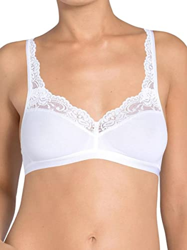Sloggi Women's Romance Non-Wired Bra White, 40C