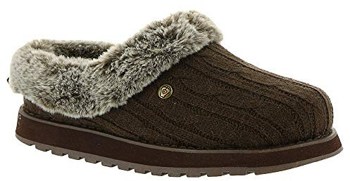 Skechers Women's Keepsakes ICE Angel Slipper, Chocolate, 4 UK