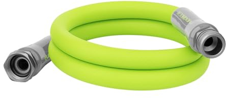 Flexzilla Garden Lead-in Hose 5/8 in. x 5 ft., Lightweight All-Weather Water Hose, Durable and Flexible, Leak-Free Connections