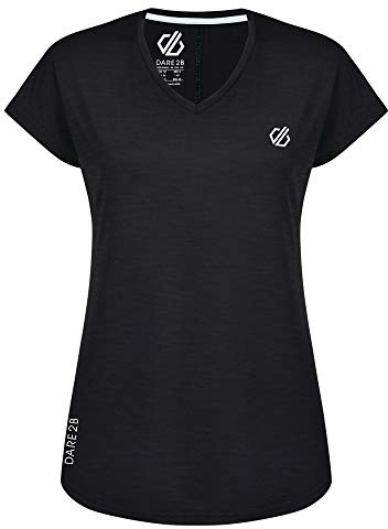 Dare 2b Womens Vigilant Lightweight Wicking Active T Shirt Black